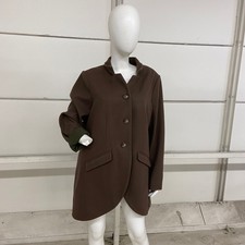 Universal Standard Beas Casual Coat Women's Size S Brown Us20062