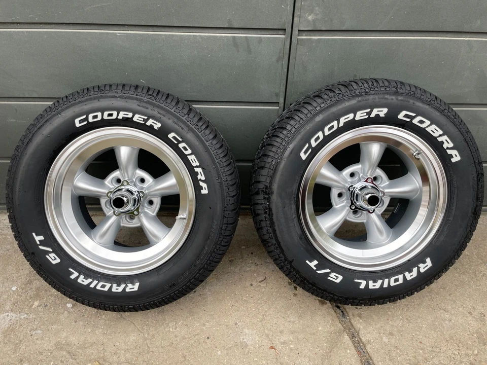 KOMPLETTRÄDER  FORD RANCHERO Torq Thrust Style 7/8x15 Cooper Cobra Radial - Bild 4 von 4