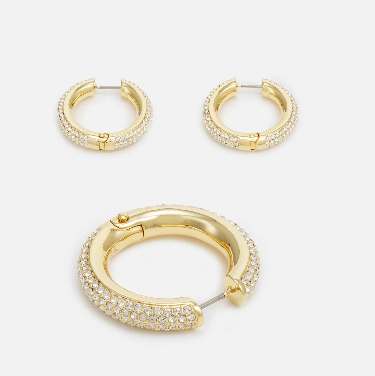 New in Gift Box SWAROVSKI 5618305 Gold White Sparkling