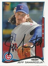 San Francisco Giants JEFF SAMARDZIJA Signed 2014 Topps Card