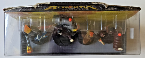 Attacktix Battle Figure Game Ghost Rider Starter Set con 4 figuras 2006 Hasbro - Imagen 2 de 5