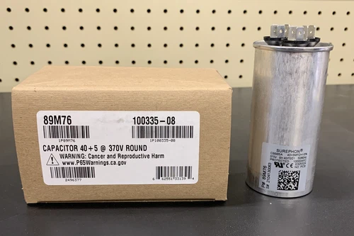 LENNOX/DUCANE/ARMSTRONG 40/5MFD 370V DUAL RUN CAPACITOR 100335-08 89M76