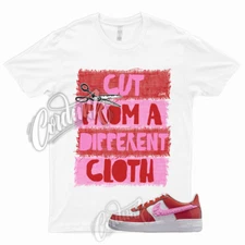CUT T Shirt to Match Air Force 1 Low GS Valentines Day 2023 Pink Red Air Max