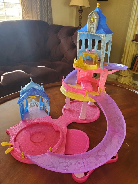 glitter glider castle playset