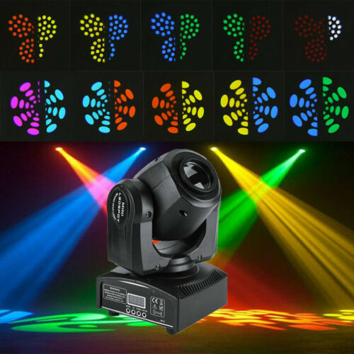 30w Dmx512 Tête Mobile Rotatif Projecteur LED RGB Effets Disque Discothèque Cir - Photo 1/1