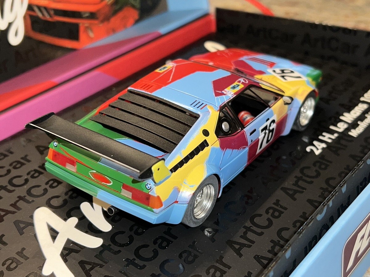 FLY ミニカーBMW M1 Artcar Andy Warhol 希少美品 FLY #96071 “SUPER RARE” Andy Warhol BMW M1 ART CAR 24H Le