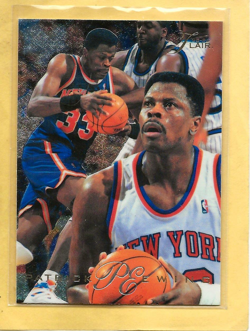 PATRICK EWING - 1995-96 Fleer Flair - #88 - Knicks - $1 Shipping - MINT