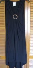 Womens Speechless Little Black Dress Sleeveless V-Neck SZ LARGE