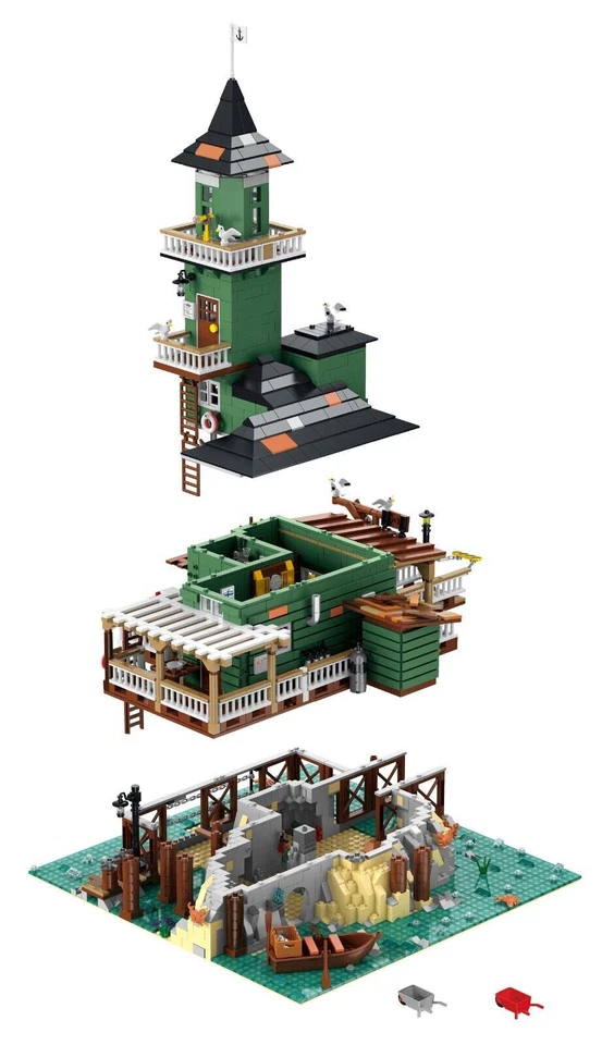 UrGe30105 Mork Architektur Leuchtturm Lighthouse Bausteine 3452PCS OVP Modell - Bild 3 von 4