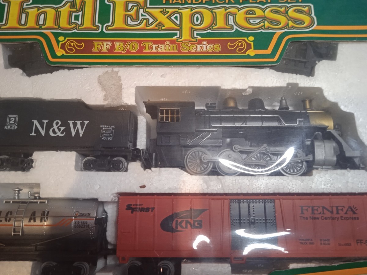 Tren Electrico Int'l Express de Juguete Vintage Locomotora