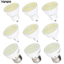 LED Spotlight Bulb GU10 E27 MR16 3W 5W 7W 2835 SMD White Lamp 110V 220V 12V 24V