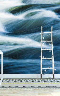 Ocean Wave Wall Mural Home Decor Kids Art Sticker Decal Wall Paper DIY Gift L23