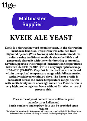 Maltmaster KVEIK ALE HEFE 11g