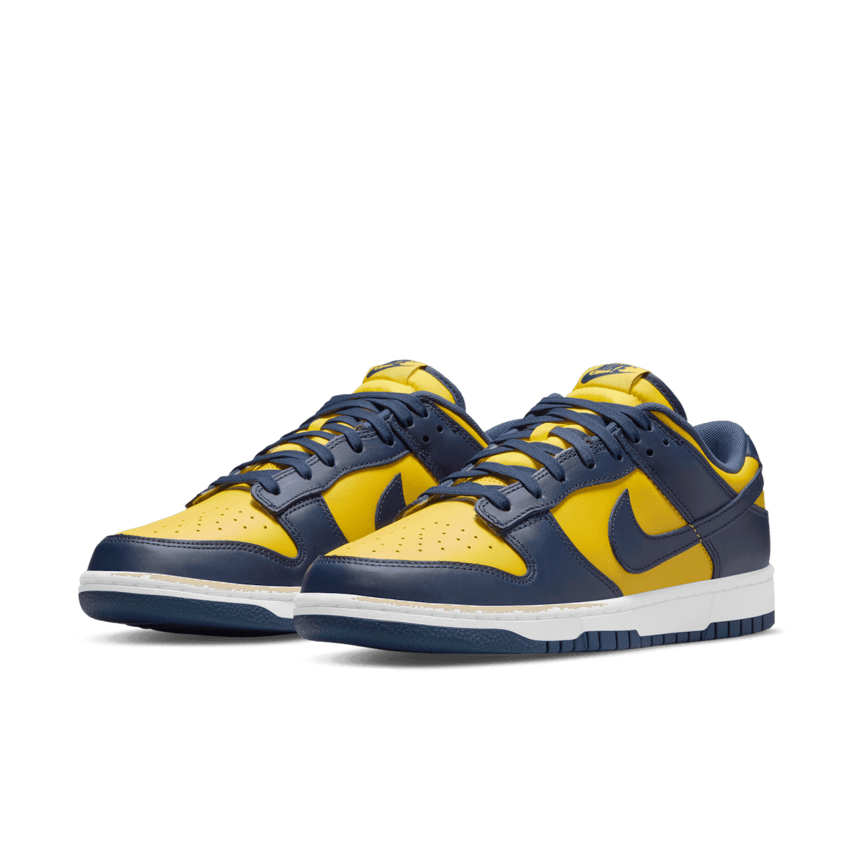 DD1391-700 Nike Dunk Low Michigan Varsity Maze Midnight Navy 
