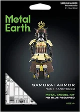 Fascinations Metal Earth Japanese Samurai Warrior Armor Naoe Kanetsugu Model Kit