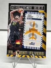 2021-22 Panini NBA Hoops Frequent Flyers Basketball #3 Rudy Gobert Utah Jazz