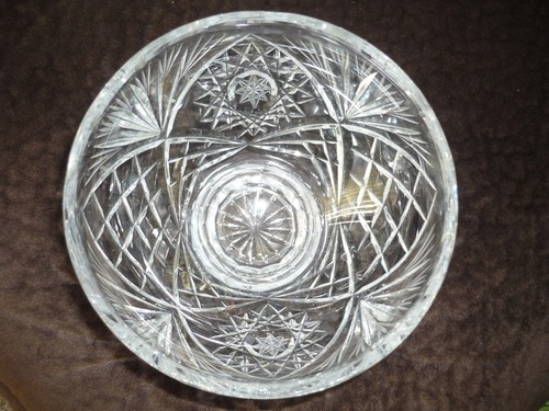 CUENCO DE PATAS DE CRISTAL/PERÍODO BRILLANTE AMERICANO/EXCELENTE! - Imagen 3 de 5