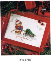 TREE CHEERS  CROSS STITCH PATTERN  ONLY  -  TL   UUP