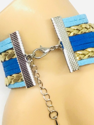 Baseball Infinity Love Braided Adjustable Bracelet Free Ship - Bild 2 von 2