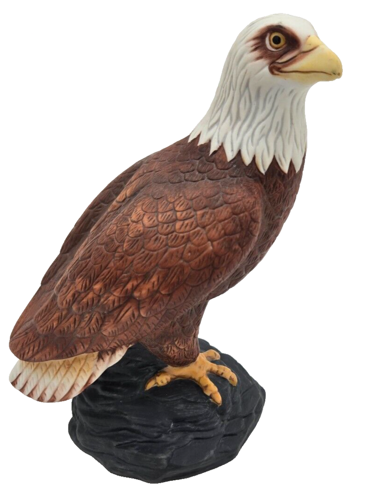 1982 Avon Bald Eagle Statue Figurine Pride of America Handcrafted Porcelain