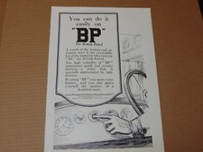 1924 BP BRITISH PETROL vintage art print ad