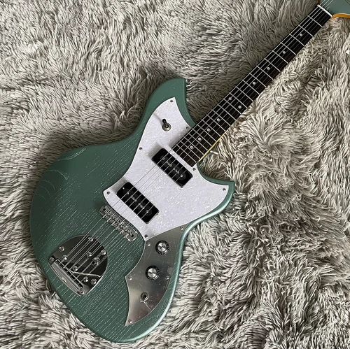 Custom Serus J Electric Guitar Blue P90 Pickups Rosewood Fretboard Free Shipping