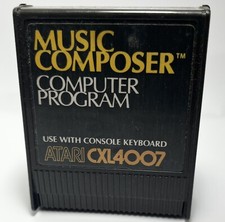 1983 Music Composer, CXL4007, Atari 400/800/XL/XE - untested