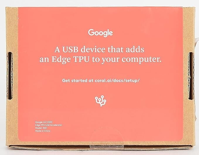 Google Coral Coprocessore AI USB Edge TPU ML Accelerator per Raspberry