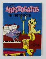 1976 ARISTOCATS Mini-Book 16.5 x 12 cm (6.5  x 4.75 ) Spanish Vintage Disney #1
