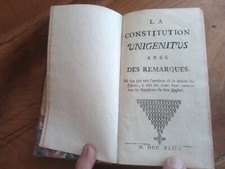 altes Buch - Die Verfassung Unigénitus +......-1743