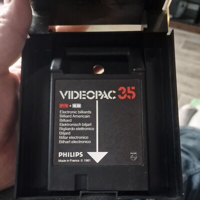 Cartouche Philips Videopac - Electronic Billiards (Billard électronique), Avec Boîte
