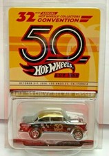 2018 Hot Wheels 32nd Convention Ticket Finale Car '55 Chevy Bel Air Gasser /4500