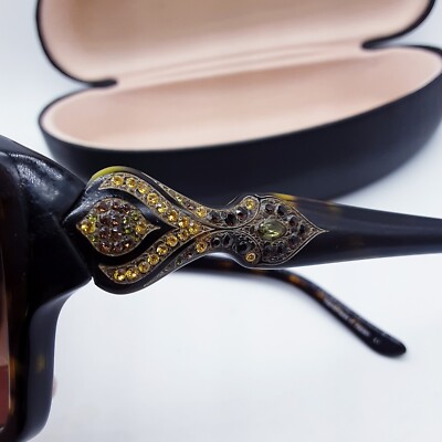 Vintage Judith Leiber Sunglasses Italy Swarovski Crystal  display picture 3
