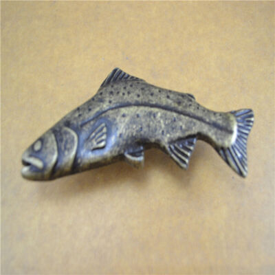 Silver Gold Angler Fish Knobs Titanium Steel Knobs / Cabinet Dresser Knobs / Cabinet Knobs / Skull Furniture Knobs in Titanium Steel ,Z-982