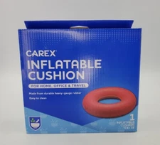 Carex Inflatable Cushions, Donut Shaped Cushion for Tail 15"x3" P703 Hemorrhoids