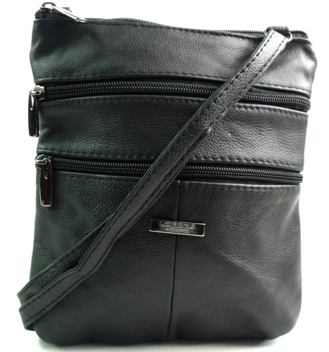 Ladies Genuine Soft Real Leather Crossover Body Bag Shoulder Bag Purse Handbag - Picture 27 of 133