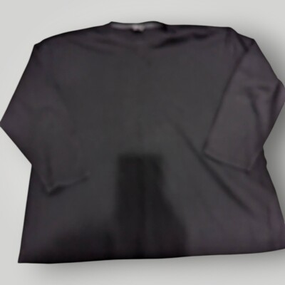 Joe Boxer Men's XL BLACK Long Sleeve Thermal Pullover Shirt