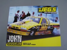 JOHN COUGHLIN 2000 JEG'S PRO STOCK TRUCK 8X10 NHRA DRAG RACING HANDOUT