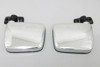 Neu Paar AußEnspiegel Chrom Manuell FüR Nissan Patrol Gr Y60 2.8TD/4.2D (<1997)