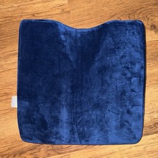 COMFYSURE Car Seat Wedge Pillow   Memory Foam Firm Cushion - Orthopedic Blue