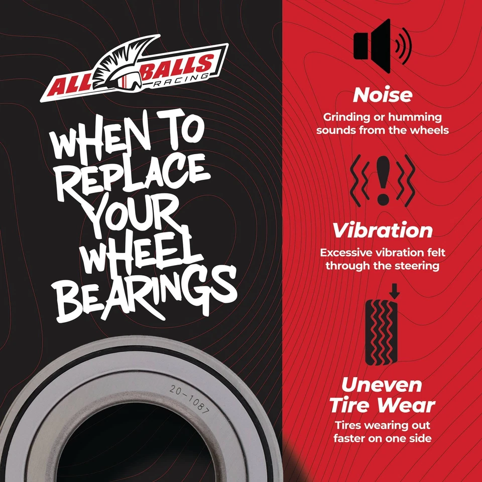 All Balls Racing Wheel Bearing Kit 25-1728 For Honda Pioneer 1000-5 16 17 18 Foto 3 de 4