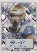 2022 Leaf Metal Draft Portrait Silver Crystals 20/25 Kyle Philips Auto 4z8