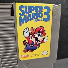 Super Mario Bros. 3 (Nintendo NES, 1990) CART ONLY - PINS CLEANED - TESTED