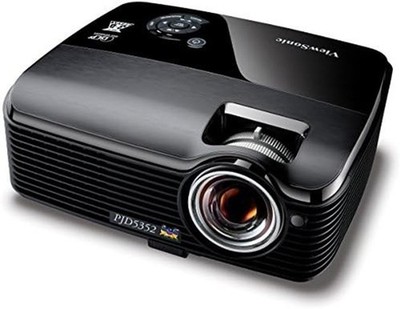 ViewSonic PJD5352 3D Ready 2600 ANSI Office Table XGA DLP Short Throw Projector