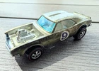 🔥 Vintage 1970 Hot Wheels "Heavy Chevy" Camaro Redline – Olive Green 🔥