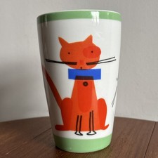 Marks and Spencer Cat & Mouse Tall Coffee Cup Porcelain Mug