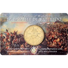 Belgique, 2-1/2 Euro, Waterloo, 2015, Royal Belgium Mint, Laiton, FDC