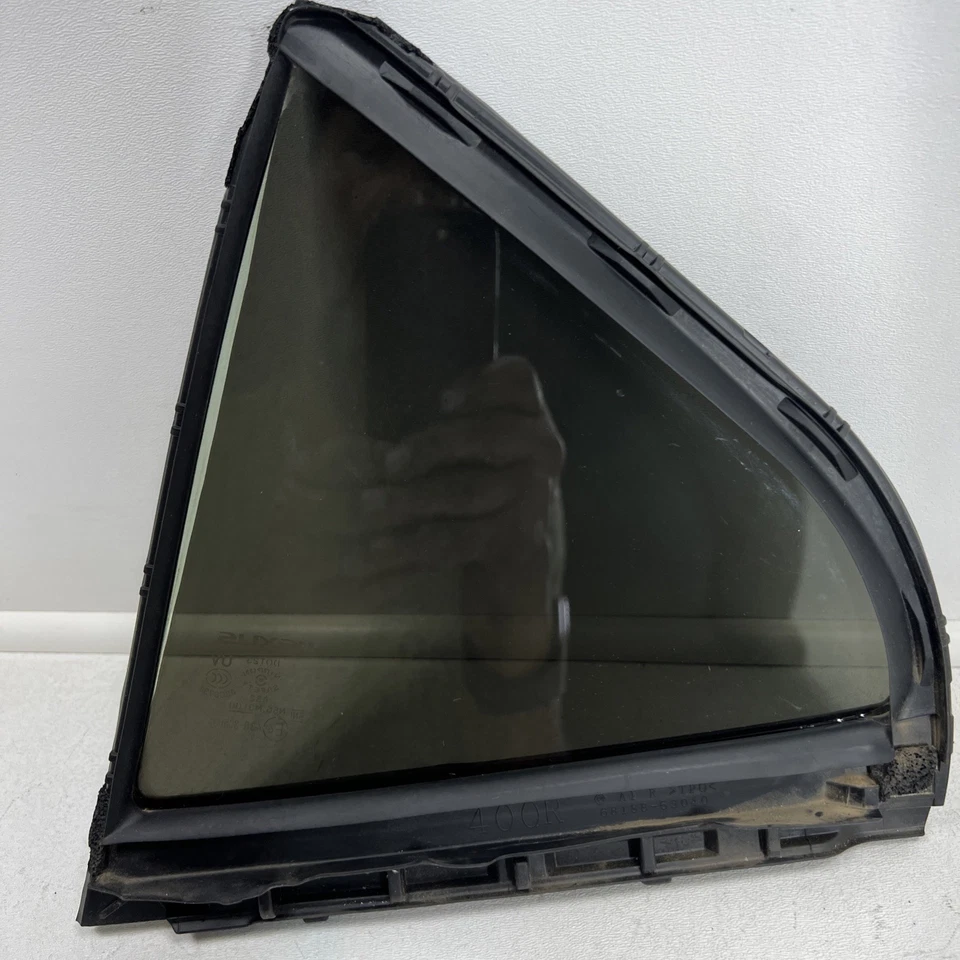 Lexus IS250 2014 2015 puerta trasera derecha del lado del pasajero ventana de ventilación vidrio OEM Foto 3 de 4