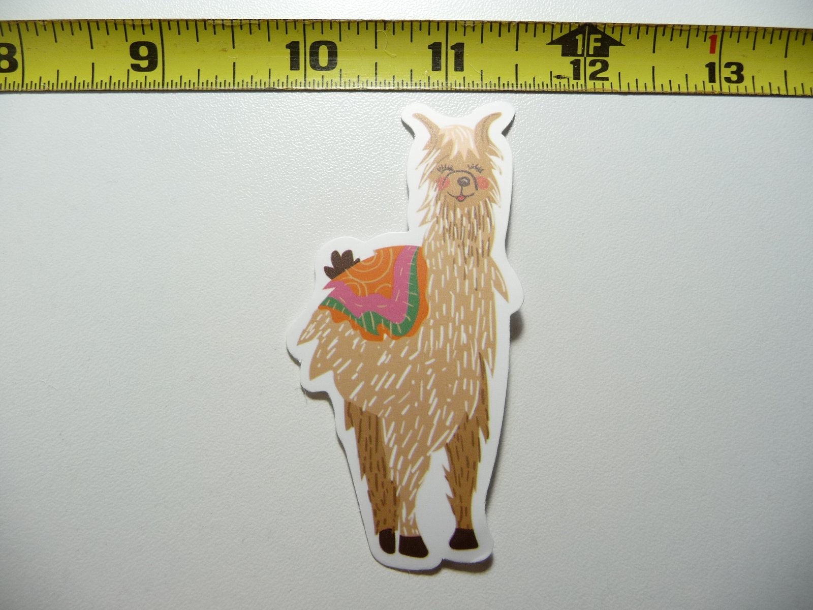 HAPPY PARTY LLAMA DECAL STICKER FARM PET