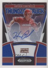 2020 Panini Prizm Draft Picks Thunderstruck Blue /60 Hayden Cantrelle Auto 0bz